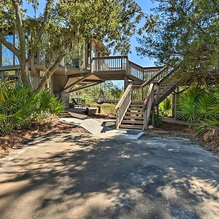 힐튼 헤드 아일랜드 Airy Treehouse With Bikes Walk To Harbour Town! 빌라 외부 사진