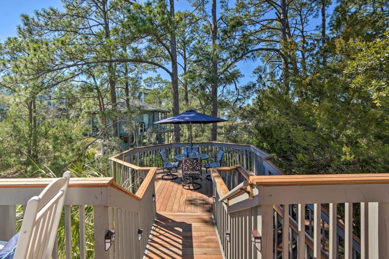 힐튼 헤드 아일랜드 Airy Treehouse With Bikes Walk To Harbour Town! 빌라 외부 사진