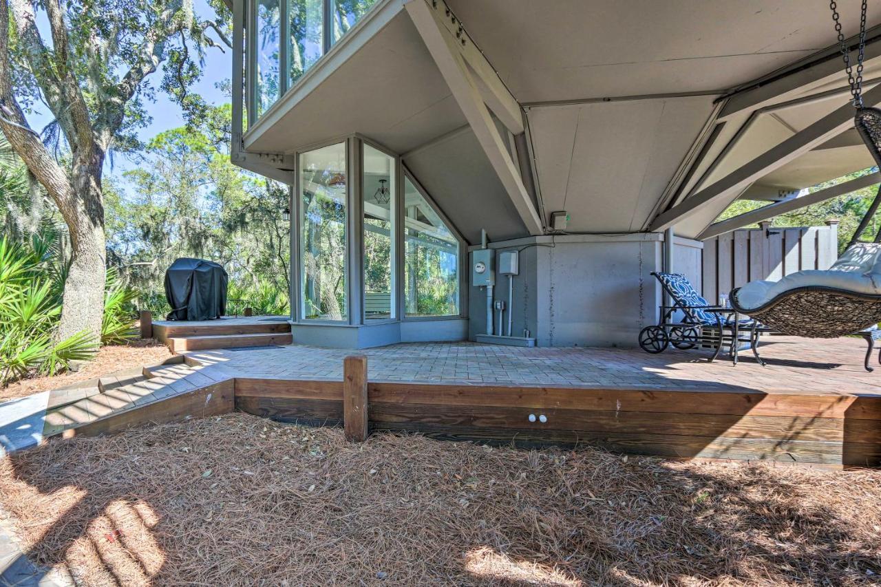 힐튼 헤드 아일랜드 Airy Treehouse With Bikes Walk To Harbour Town! 빌라 외부 사진